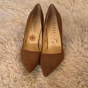 Guess Brown Heels Sleek Professional Style